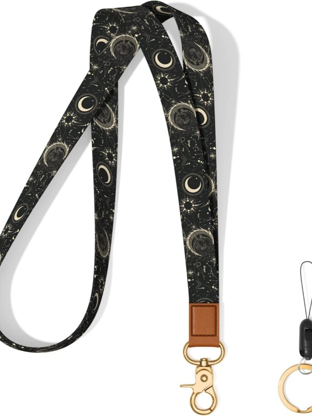 Neck Lanyard Key Chain, Long Lanyard Strap Keychain Holder for Women Men Car Key